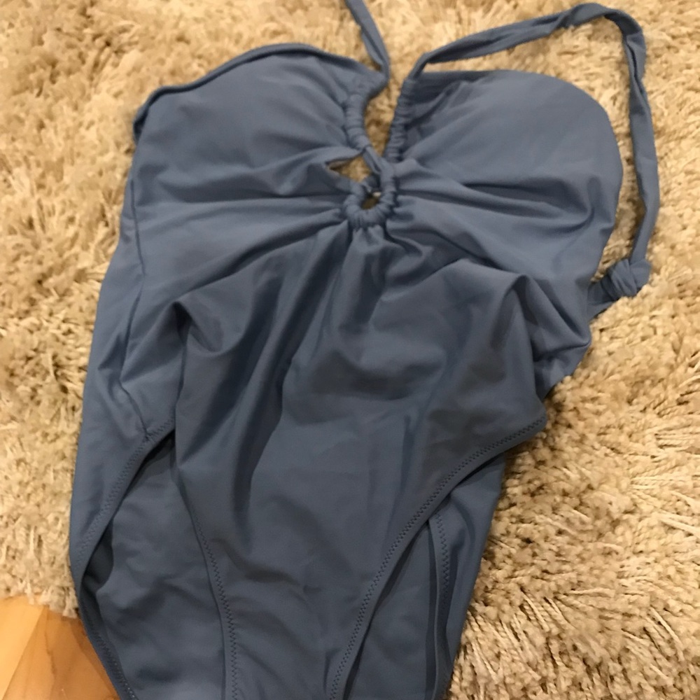 Halter one piece swimsuit